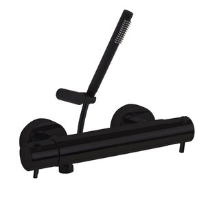 Изображение товара Смеситель Ramon Soler Odisea 393401DNM черный матовый с душевым комплектом