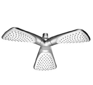 Изображение товара Верхний душ Kludi Fizz 6757805-00 тройной, 170х90 см, 1 режим струи, без держателя