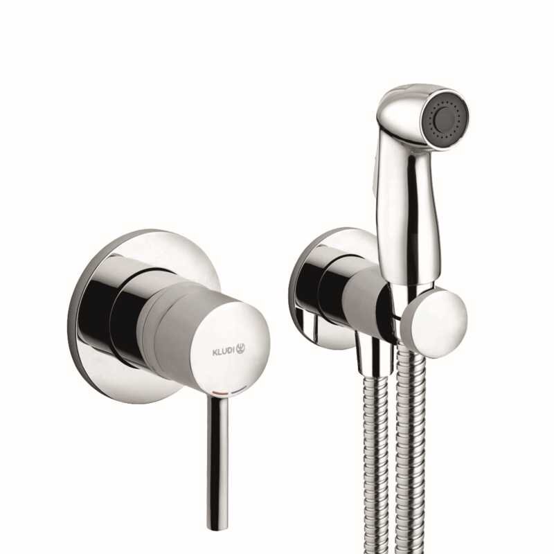 Изображение товара Гигиенический душ Kludi Bozz, 389990576, со смесителем, хром