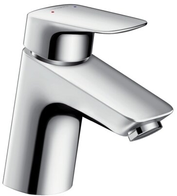 Изображение товара Смеситель для раковины Hansgrohe Logis 71071000 хром однорычажный комфортный
