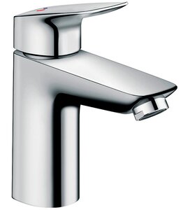 Изображение товара Смеситель для раковины Hansgrohe Logis, 71100000, с донным клапаном, хром