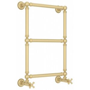 Изображение товара Полотенцесушитель водяной Сунержа Ренессанс 1304, высота 66 см, ширина 40 см, нижнее подключение 40 см, цвет матовая шампань, 022-0280-6640