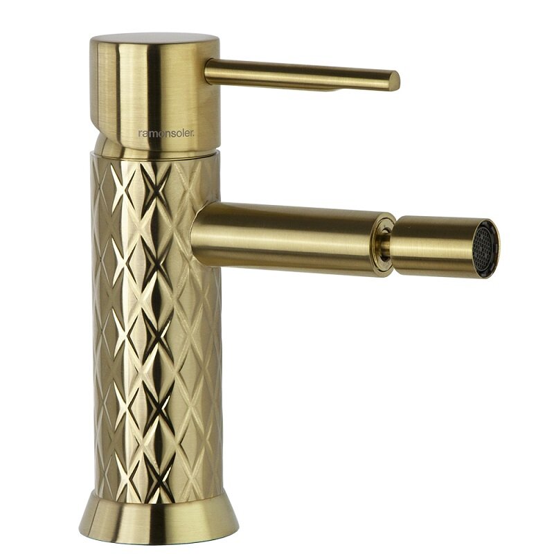 Изображение товара Смеситель для биде Ramon Soler Odisea Joya золото брашированное PVD