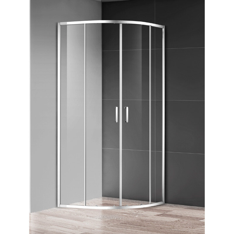 Изображение товара Душевой уголок Aquame 90x90 см стекло прозрачное профиль хром Италия