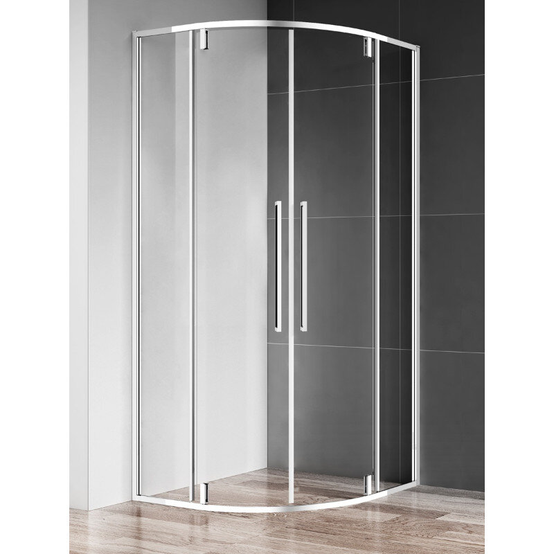 Изображение товара Душевой уголок Aquame 80x80 см стекло прозрачное профиль хром Италия