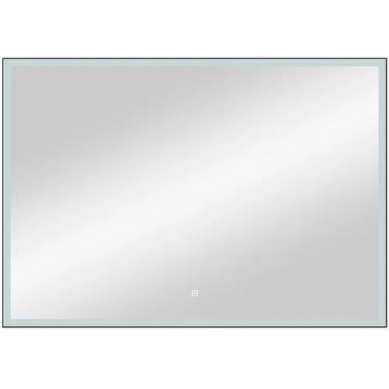 Изображение товара Зеркало Континент Frame Black LED 70 x 90 см, с подсветкой, рама черная матовая, ЗЛП2305