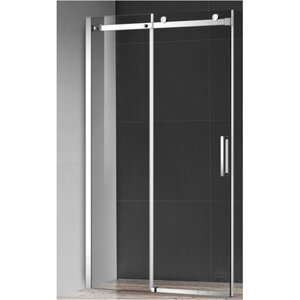 Изображение товара Душевая дверь Aquame, 120 см, стекло прозрачное, профиль хром, AQM4201F-12