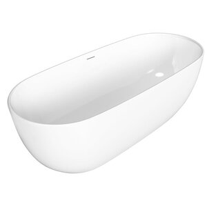 Изображение товара Ванна акриловая Grossman Classic, 160 x 80 см, отдельностоящая, белая матовая, GR-2502M