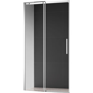 Изображение товара Душевая дверь Aquame, 100 см, стекло прозрачное, профиль хром, AQM4803-10