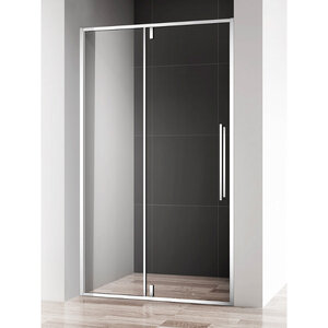 Изображение товара Душевая дверь Aquame, 90 см, стекло прозрачное, профиль хром, AQM7108-9