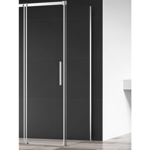 Изображение товара Душевая стенка Aquame 90 см из прозрачного стекла без дверей Italy