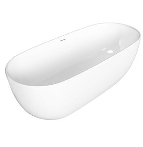 Изображение товара Ванна акриловая Grossman Classic, 160 x 80 см, отдельностоящая, белая глянцевая, GR-2502