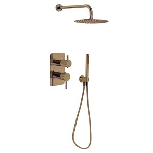 Изображение товара Душевая система Ramonsoler Odisea Joya K5915121CUC, на 2 потребителя, цвет медь PVD