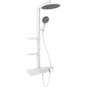Изображение товара Душевая система Aquame с термостатом, цвет белый матовый, AQM8005W