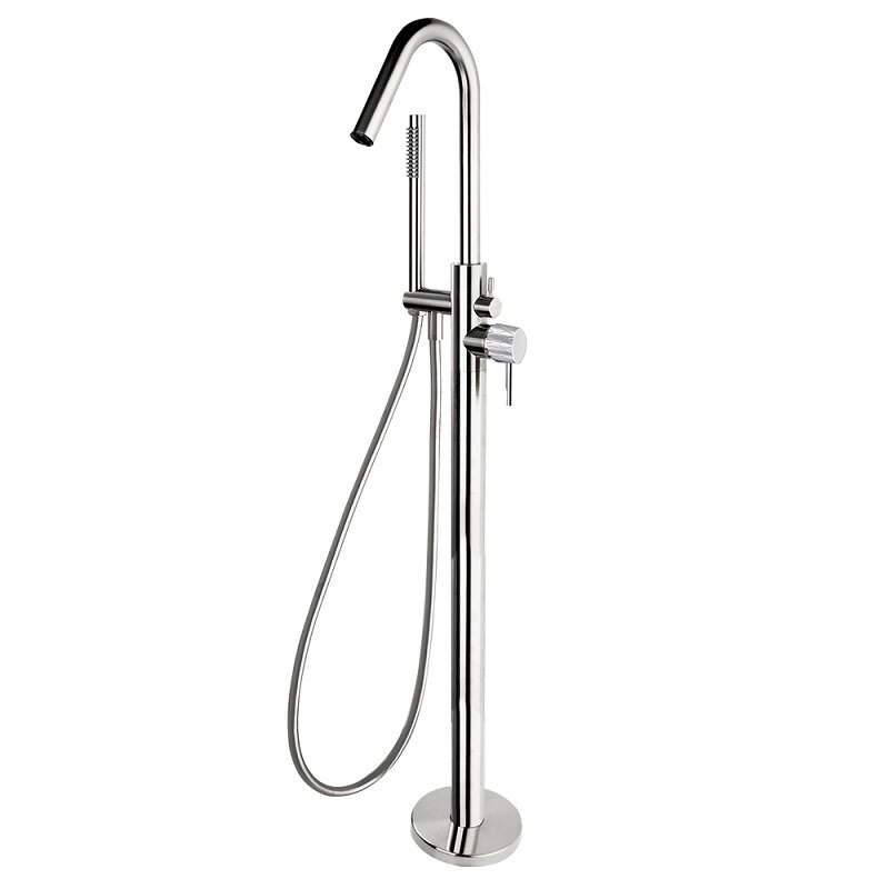 Изображение товара Напольный смеситель для раковины Ramonsoler Odisea Joya хром 598503MO с душевым гарнитуром