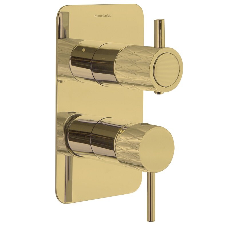Изображение товара Смеситель для душа Ramon Soler Odisea Joya 591513SOC золотой