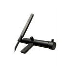 Смеситель Qd Magistro LAB Swanky 3830140NO для ванны и душа, с душевым гарнитуром, цвет черный матовый - фото 1