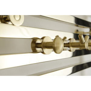 Изображение товара Вешалка для полотенцесушителей Сунержа Сфера нержавеющая сталь цвет шампань