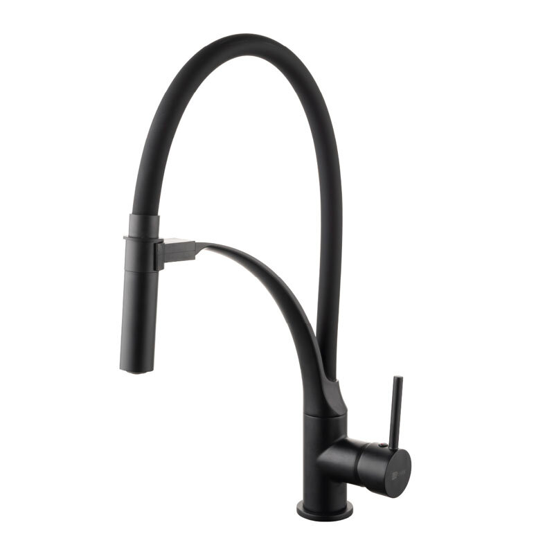 Изображение товара Смеситель Lemark Soul LM6007BL для кухонной мойки черный матовый