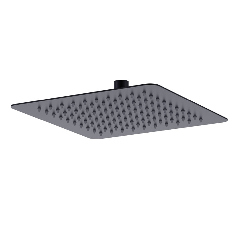 Изображение товара Верхний душ Lemark, 25 х 25 см, без держателя, черный матовый, LM9487BL