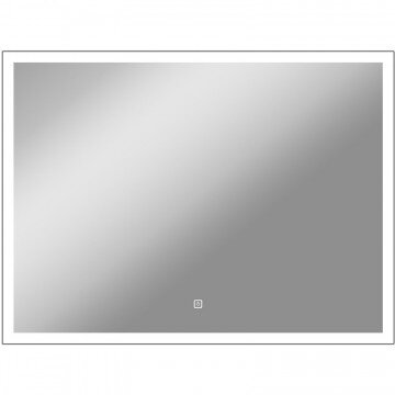 Изображение товара Зеркало Континент Frame Silver 80 см с подсветкой, серый, подвесное, Россия
