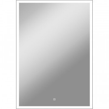 Изображение товара Зеркало Континент Frame Silver 70 см, с подсветкой, серый, ЗЛП2114