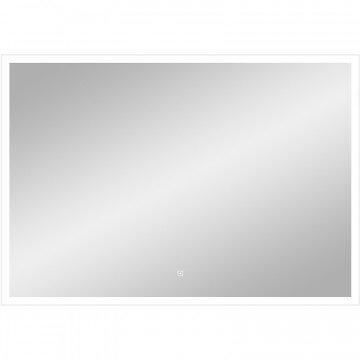 Изображение товара Зеркало Континент Frame White ЗЛП2 100 х 70 см, с подсветкой, белый