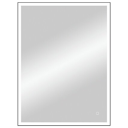 Изображение товара Зеркало Континент Solid Black ЗЛП2622 60 см, с подсветкой, черный