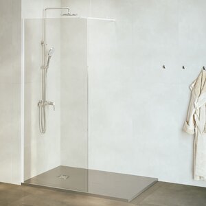 Изображение товара Душевая стенка RGW WA-002W Walk In, 90 см, стекло прозрачное, профиль белый, 35100209-15