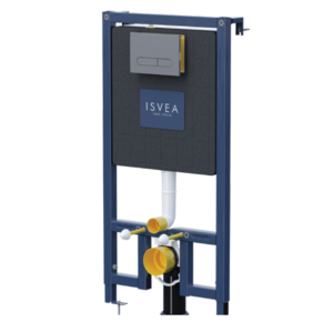 Изображение товара Инсталляция для унитаза Isvea Durezza 52DR0201I для стен из гипсокартона, черный