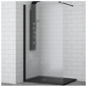 Изображение товара Душевая стенка RGW WA-002B Walk In, 70 см, стекло матовое сатинат, профиль черный, 35100207-24