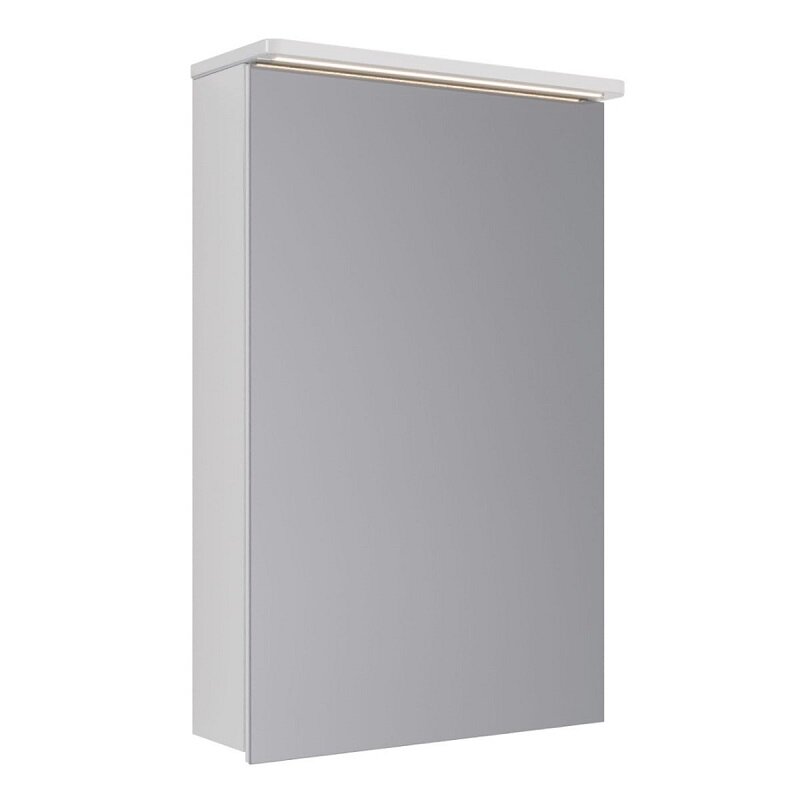 Изображение товара Зеркальный шкаф Lemark Zenon 50x80 см с LED подсветкой, белый глянец