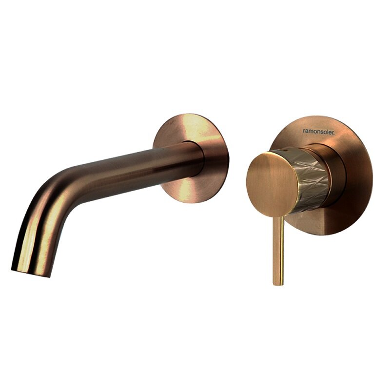 Изображение товара Смеситель для раковины Ramonsoler Odisea Joya медь PVD скрытый монтаж