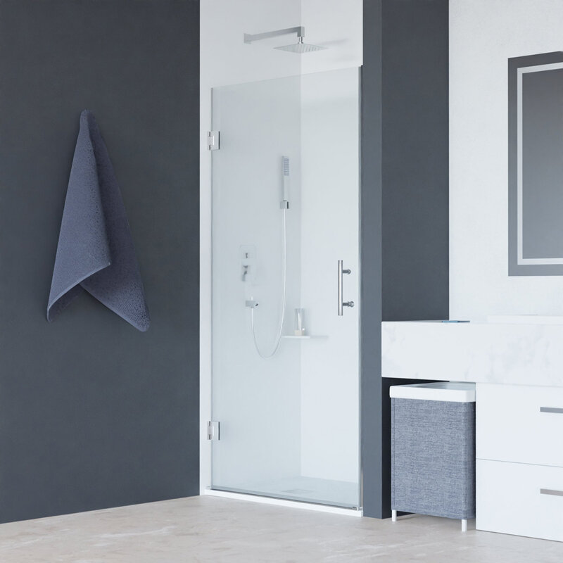 Изображение товара Душевая дверь в нишу RGW Hotel HO-011 350601107-11, 70 см, стекло прозрачное, профиль хром