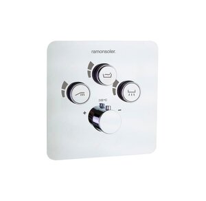 Изображение товара Смеситель для душа Ramonsoler Rs Smart 85T301S на 3 потребителя, термостатический, хром