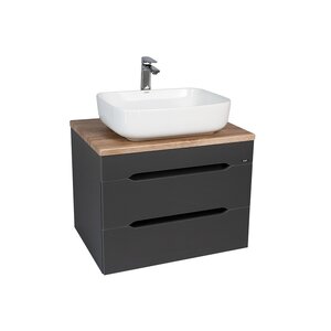 Изображение товара Тумба под раковину Viant Марсель 57.4 см подвесная графит