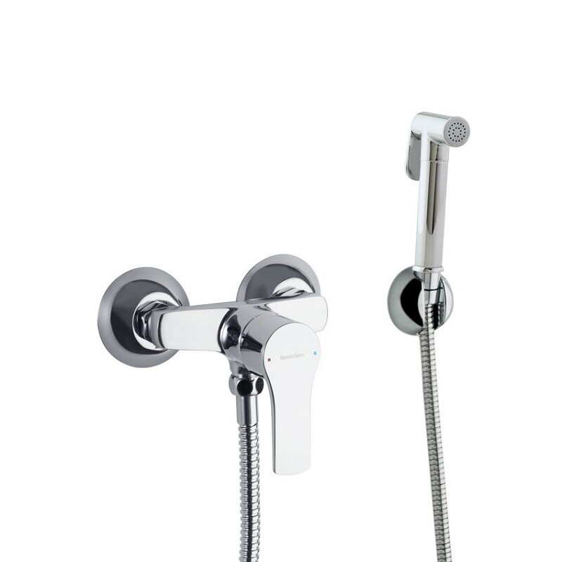 Изображение товара Гигиенический душ Ramonsoler Titanium 1844WC со смесителем хром