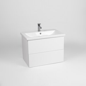 Изображение товара Тумба под раковину Viant София 80 см, подвесная, цвет белый, VSOF80CO-T2YP