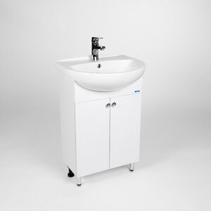 Изображение товара Тумба под раковину Viant Париж 54 см напольная белая Россия