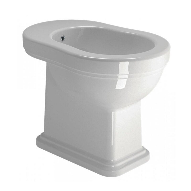 Изображение товара Напольное биде GSI Classic 8762111, белое, с отверстиями под смеситель, Италия