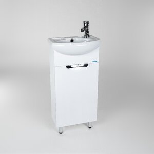 Изображение товара Тумба под раковину Viant Барселона 40 см, напольная, цвет белый, VBAR40AZ-T1ST