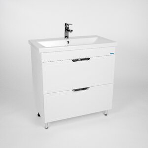 Изображение товара Тумба под раковину Viant Лима 80 см, напольная, цвет белый, VLIM80CO-T2Y