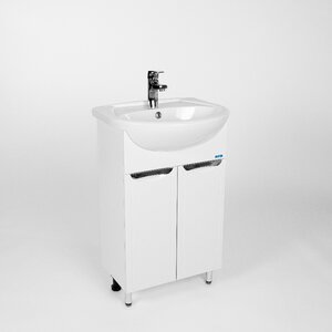 Изображение товара Тумба под раковину Viant Лима 55 см напольная белая