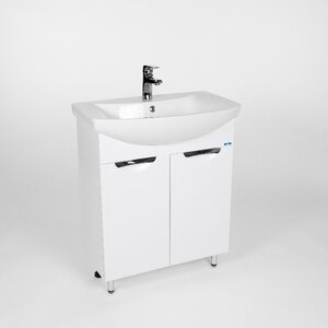 Изображение товара Тумба под раковину Viant Лима 70 см напольная белая