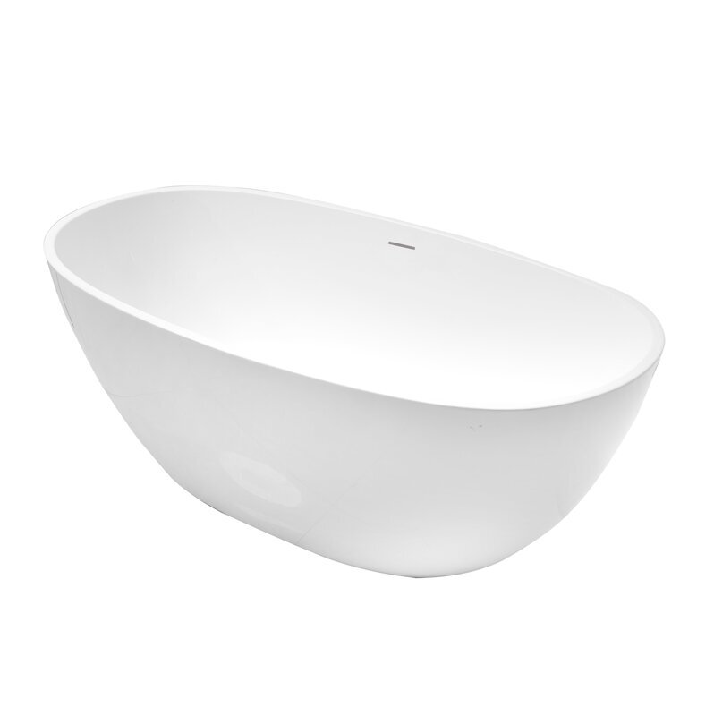 Изображение товара Ванна акриловая Grossman Classic, 150 x 78 см, отдельностоящая, белая глянцевая, GR-2403