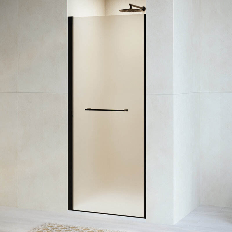 Изображение товара Душевая дверь RGW Passage PA-103B с матовым стеклом и черным профилем