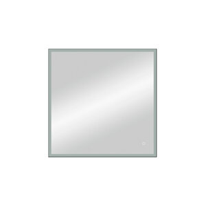 Изображение товара Зеркало Континент Solid Black 80 см с подсветкой, черное, Россия