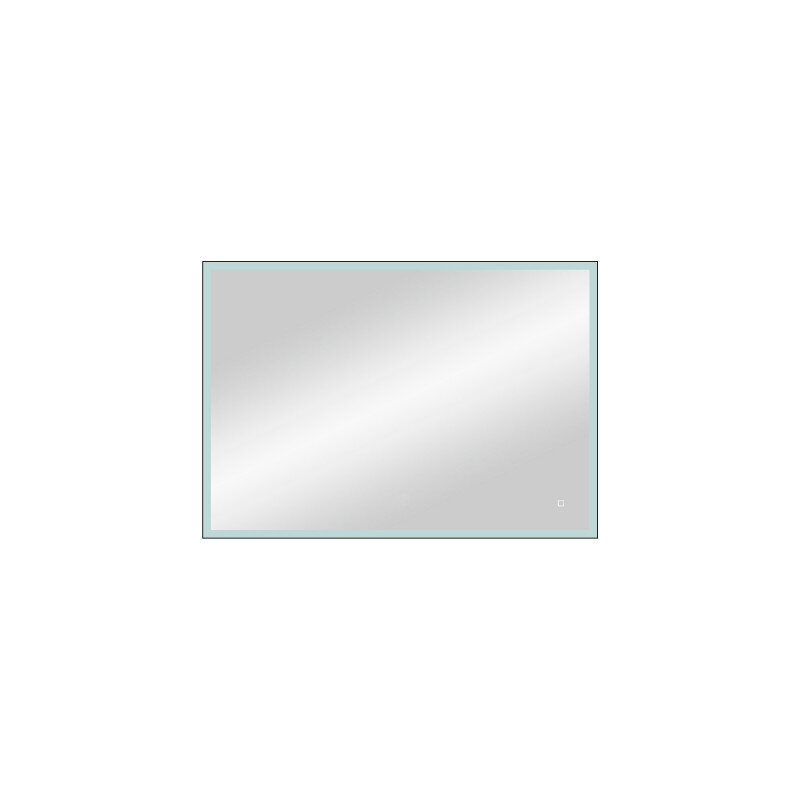 Изображение товара Зеркало Continent Solid Black ЗЛП1607 с подсветкой 100 см