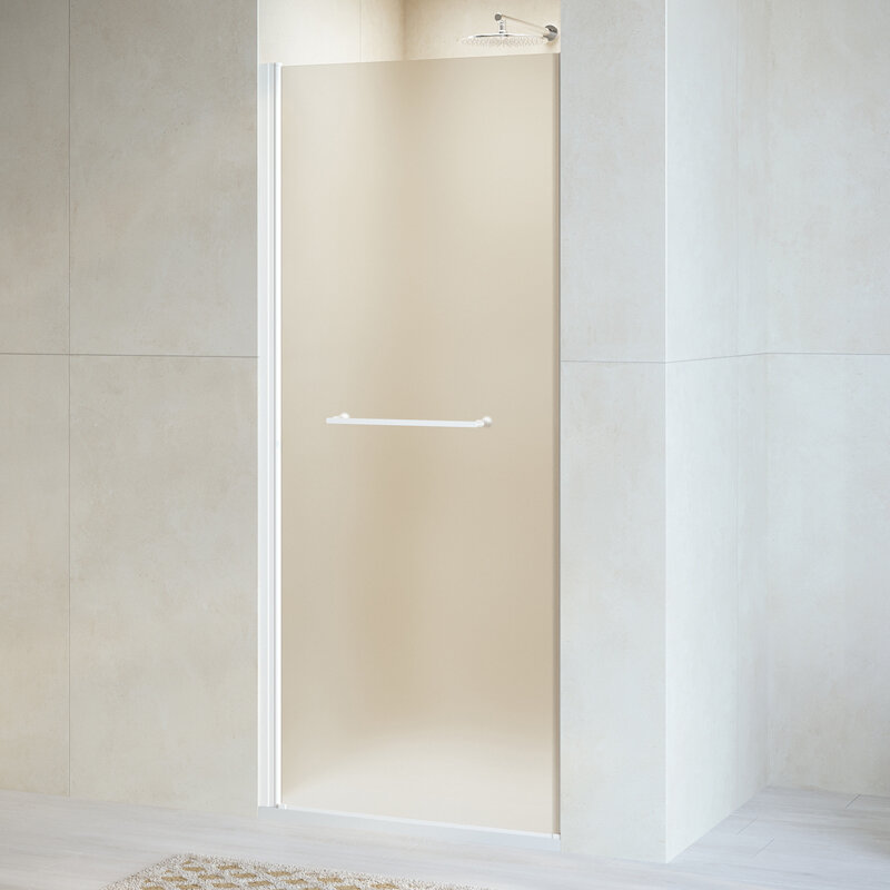 Изображение товара Душевая дверь RGW Passage PA-103W, 80 см, матовое стекло, белый профиль, Германия