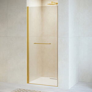Изображение товара Душевая дверь в нишу RGW Passage PA-103Gb 020810309-16, 90 см, стекло прозрачное, профиль золото brush
